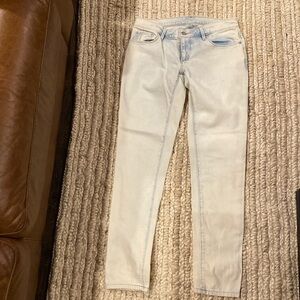 Ladies Denim Relaxed Skinny Pants